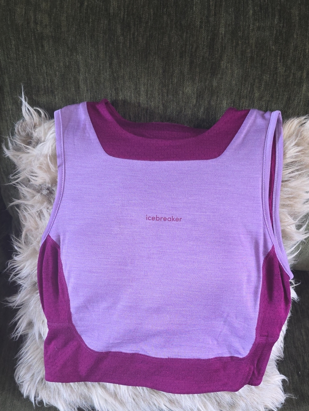 Womens ZoneKnit Cropped Bra-Tank